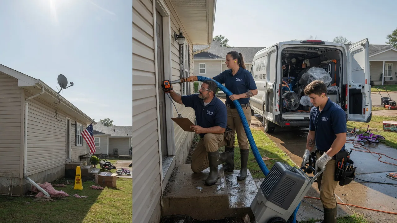 Ceiling Water Damage Restoration in Gibson, NC near me
